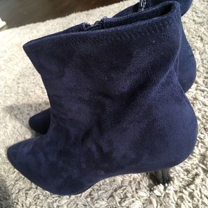 Blue Ankle Boots